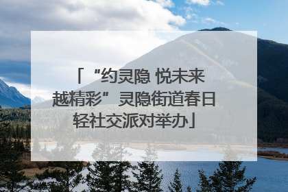 “约灵隐 悦未来 越精彩”灵隐街道春日轻社交派对举办