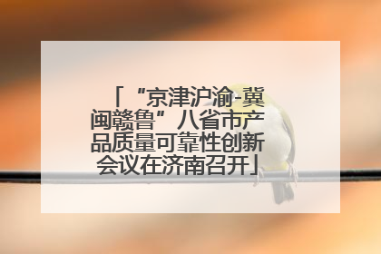 “京津沪渝-冀闽赣鲁”八省市产品质量可靠性创新会议在济南召开
