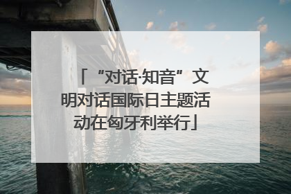 “对话·知音”文明对话国际日主题活动在匈牙利举行