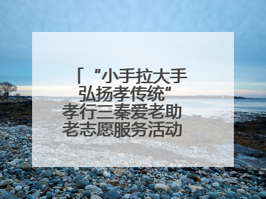 “小手拉大手 弘扬孝传统”孝行三秦爱老助老志愿服务活动启动仪式举行