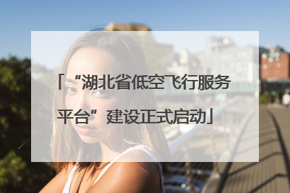“湖北省低空飞行服务平台”建设正式启动