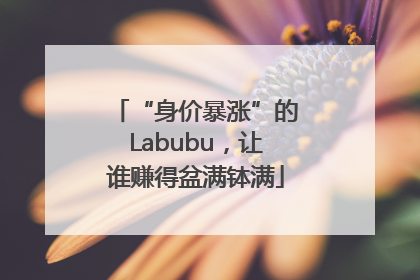 “身价暴涨”的Labubu，让谁赚得盆满钵满