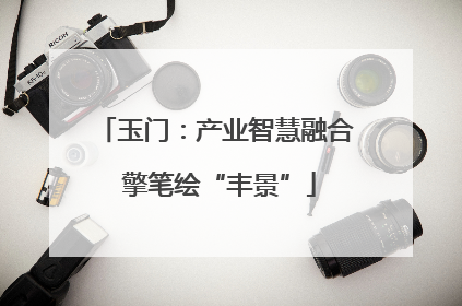 玉门：产业智慧融合 擎笔绘“丰景”
