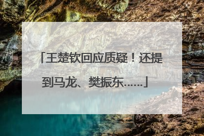 王楚钦回应质疑！还提到马龙、樊振东……