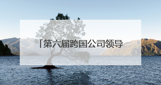 第六届跨国公司领导人青岛峰会山东省开发区专场推介会举行