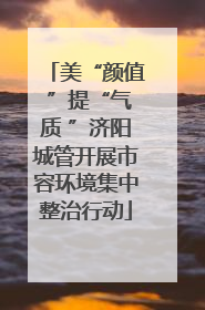 美“颜值 ”提“气质 ”济阳城管开展市容环境集中整治行动