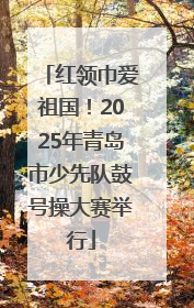 红领巾爱祖国！2025年青岛市少先队鼓号操大赛举行