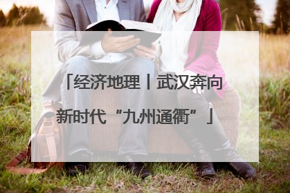 经济地理丨武汉奔向新时代“九州通衢”