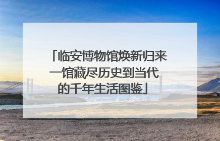 临安博物馆焕新归来 一馆藏尽历史到当代的千年生活图鉴