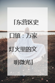 东营区史口镇：万家灯火里的文明微光