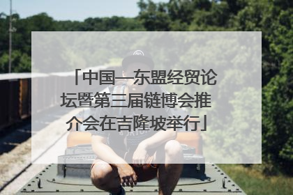 中国—东盟经贸论坛暨第三届链博会推介会在吉隆坡举行