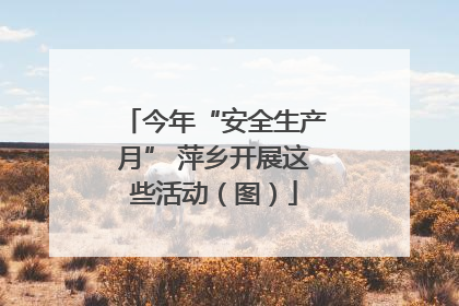 今年“安全生产月” 萍乡开展这些活动（图）