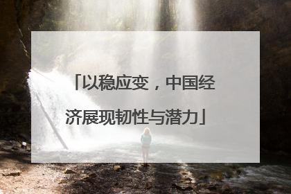 以稳应变，中国经济展现韧性与潜力