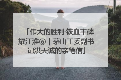 伟大的胜利·铁血丰碑耀江淮⑥｜茅山工委副书记洪天诚的亲笔信