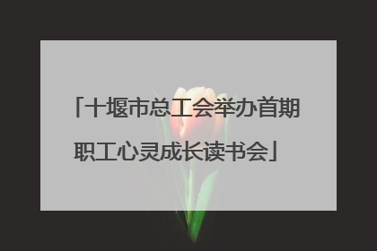 十堰市总工会举办首期职工心灵成长读书会