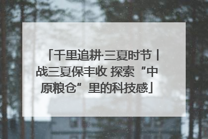 千里追耕·三夏时节丨战三夏保丰收 探索“中原粮仓”里的科技感