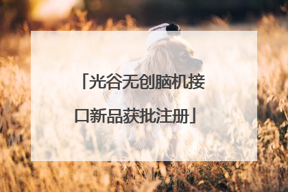 光谷无创脑机接口新品获批注册