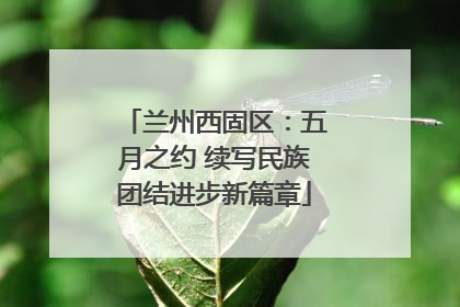 兰州西固区：五月之约 续写民族团结进步新篇章