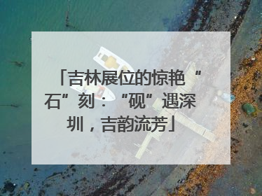 吉林展位的惊艳“石”刻：“砚”遇深圳，吉韵流芳
