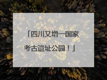 四川又增一国家考古遗址公园！