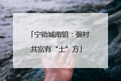 宁德城南镇：强村共富有“土”方