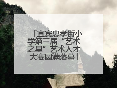 宜宾忠孝街小学第三届“艺术之星”艺术人才大赛圆满落幕