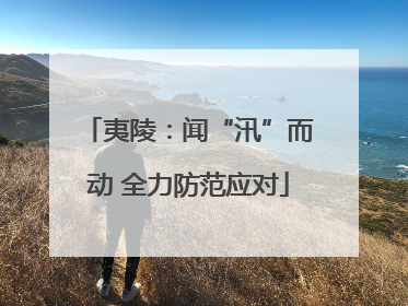 夷陵：闻“汛”而动 全力防范应对