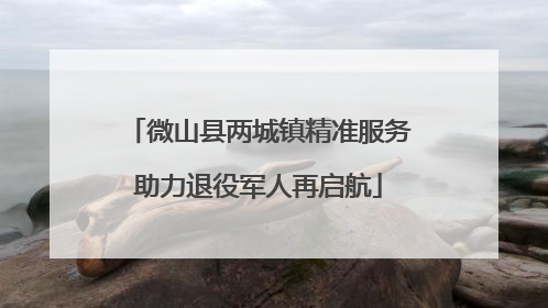 微山县两城镇精准服务助力退役军人再启航