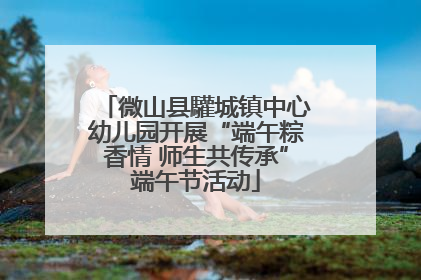 微山县驩城镇中心幼儿园开展“端午粽香情 师生共传承”端午节活动