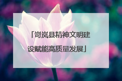 岢岚县精神文明建设赋能高质量发展