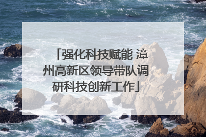 强化科技赋能 漳州高新区领导带队调研科技创新工作