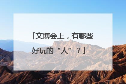 文博会上，有哪些好玩的“人”？