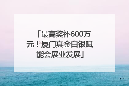 最高奖补600万元！厦门真金白银赋能会展业发展