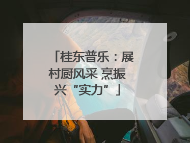 桂东普乐：展村厨风采 烹振兴“实力”