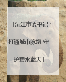 沅江市委书记：打通城市脉络 守护碧水蓝天