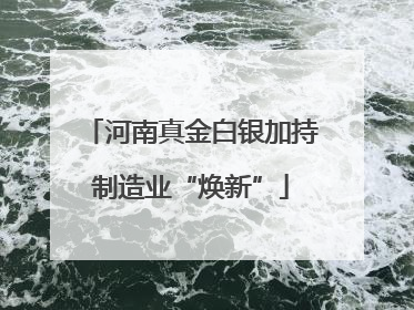 河南真金白银加持制造业“焕新”