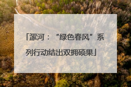 漯河：“绿色春风”系列行动结出双拥硕果