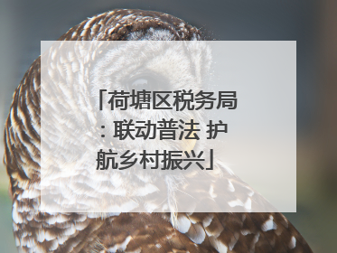 荷塘区税务局：联动普法 护航乡村振兴