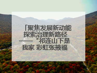 聚焦发展新动能 探索治理新路径——“祁连山下是我家 彩虹张掖福感地带”主题采访活动走进山丹