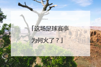 这场足球赛事为何火了？