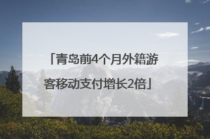 青岛前4个月外籍游客移动支付增长2倍