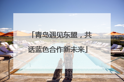 青岛遇见东盟，共话蓝色合作新未来