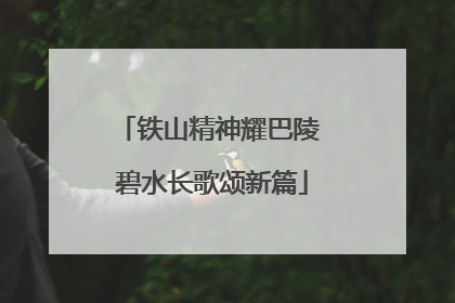 铁山精神耀巴陵 碧水长歌颂新篇