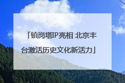 镇岗塔IP亮相 北京丰台激活历史文化新活力