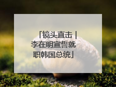 镜头直击｜李在明宣誓就职韩国总统