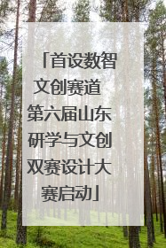 首设数智文创赛道 第六届山东研学与文创双赛设计大赛启动
