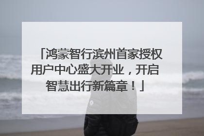 鸿蒙智行滨州首家授权用户中心盛大开业，开启智慧出行新篇章！