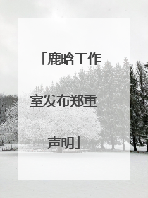 鹿晗工作室发布郑重声明