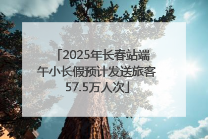 2025年长春站端午小长假预计发送旅客57.5万人次