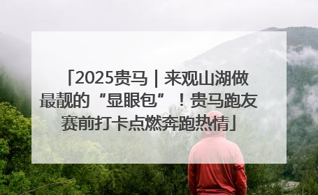 2025贵马｜来观山湖做最靓的“显眼包”！贵马跑友赛前打卡点燃奔跑热情